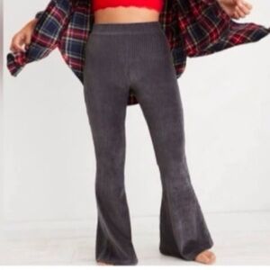 Aerie Charcoal Flare Pants